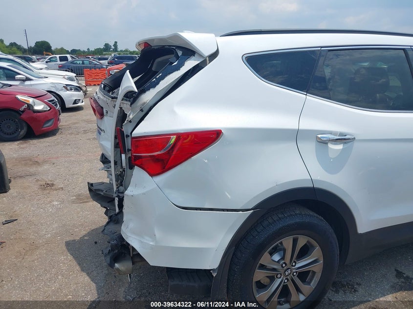2014 Hyundai Santa Fe Sport 2.4L VIN: 5XYZU3LB1EG156625 Lot: 39634322