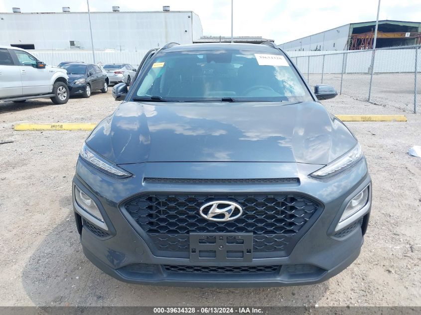 2021 Hyundai Kona Sel VIN: KM8K22AA6MU738885 Lot: 39634328