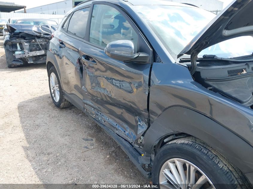 2021 Hyundai Kona Sel VIN: KM8K22AA6MU738885 Lot: 39634328