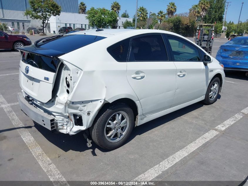 2014 Toyota Prius Three VIN: JTDKN3DU4E1799999 Lot: 39634354