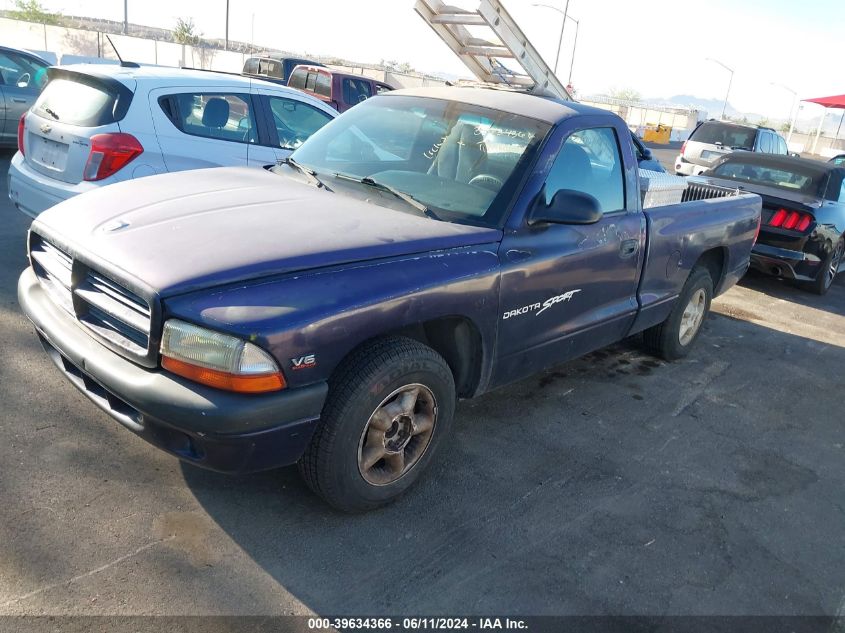 1999 Dodge Dakota Slt/Sport VIN: 1B7FL26X9XS194821 Lot: 39634366