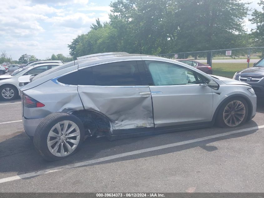 2016 Tesla Model X VIN: 5YJXCAE25GF023937 Lot: 39634373