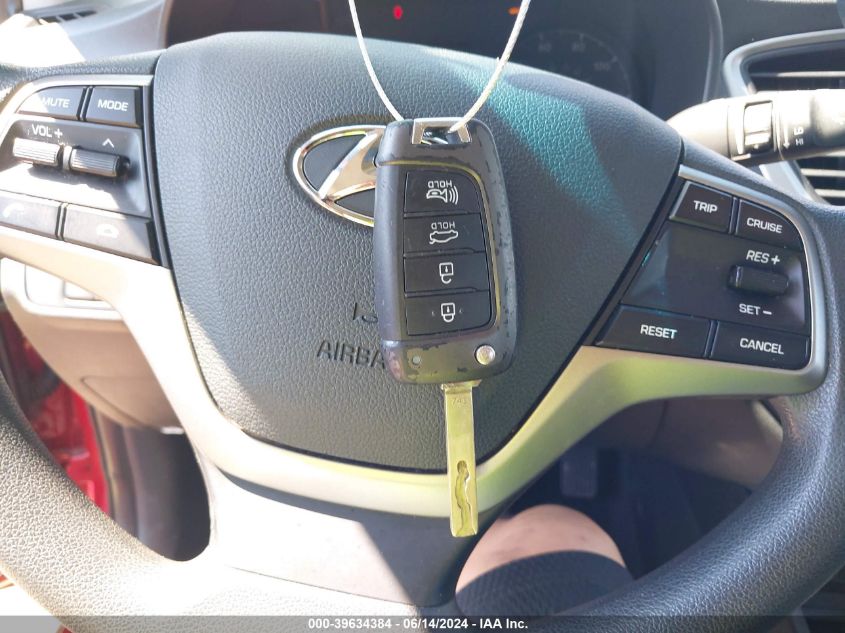 2021 Hyundai Accent Se VIN: 3KPC24A69ME131457 Lot: 39634384