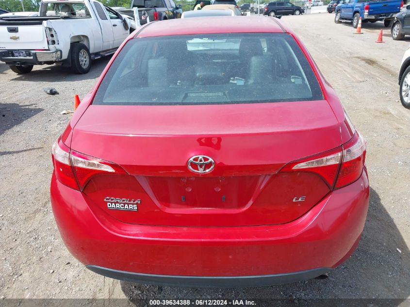 2017 Toyota Corolla Le VIN: 2T1BURHE3HC756957 Lot: 39634388