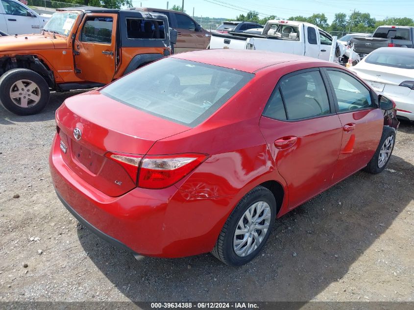 2017 Toyota Corolla Le VIN: 2T1BURHE3HC756957 Lot: 39634388