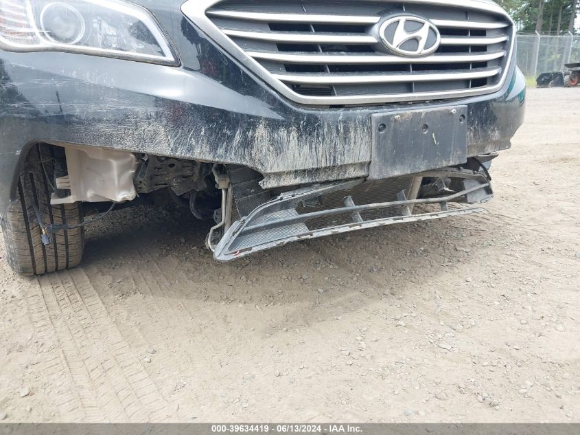 2015 Hyundai Sonata Se VIN: 5NPE24AF4FH015185 Lot: 39634419