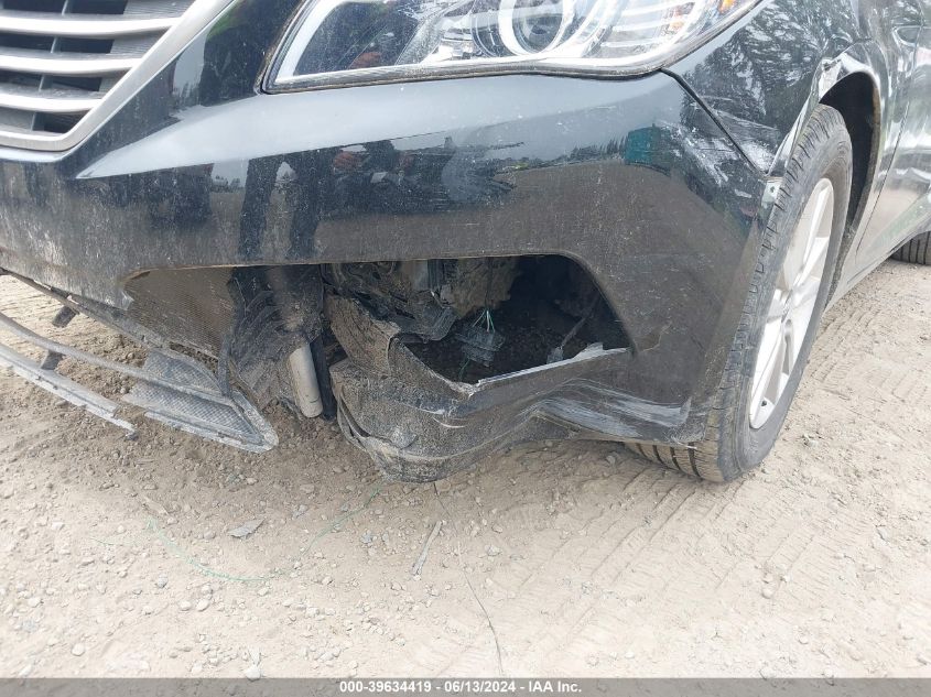 2015 Hyundai Sonata Se VIN: 5NPE24AF4FH015185 Lot: 39634419