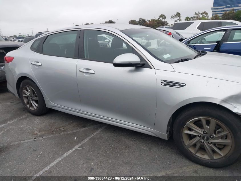 2019 Kia Optima Lx VIN: 5XXGT4L34KG336061 Lot: 39634428