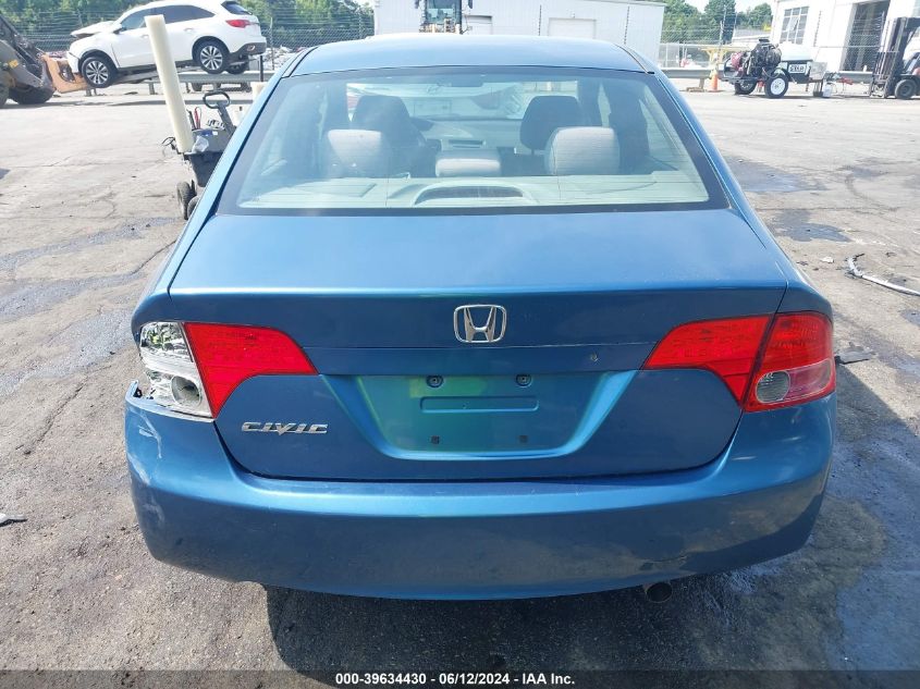 2008 Honda Civic Lx VIN: 1HGFA16528L100435 Lot: 39634430