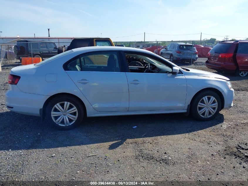2017 Volkswagen Jetta 1.4T S VIN: 3VW2B7AJ1HM337740 Lot: 39634438