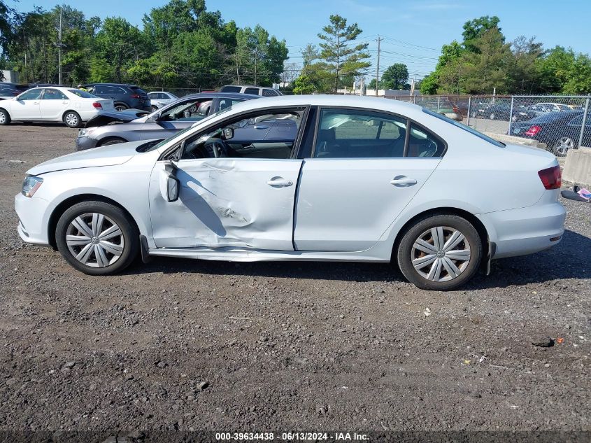 2017 Volkswagen Jetta 1.4T S VIN: 3VW2B7AJ1HM337740 Lot: 39634438