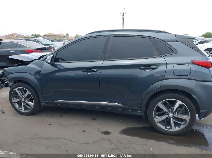 2018 Hyundai Kona Limited VIN: KM8K33A51JU087327 Lot: 39634456