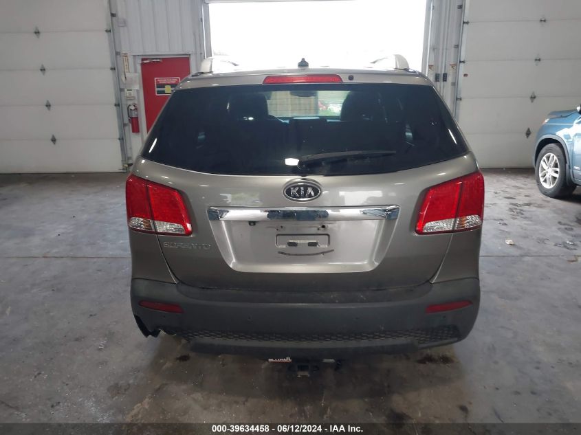 2012 Kia Sorento Lx VIN: 5XYKT4A6XCG189233 Lot: 39634458