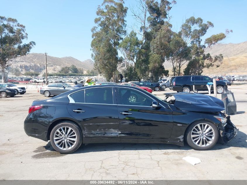 2018 Infiniti Q50 3.0T Luxe VIN: JN1EV7AP1JM359091 Lot: 39634492