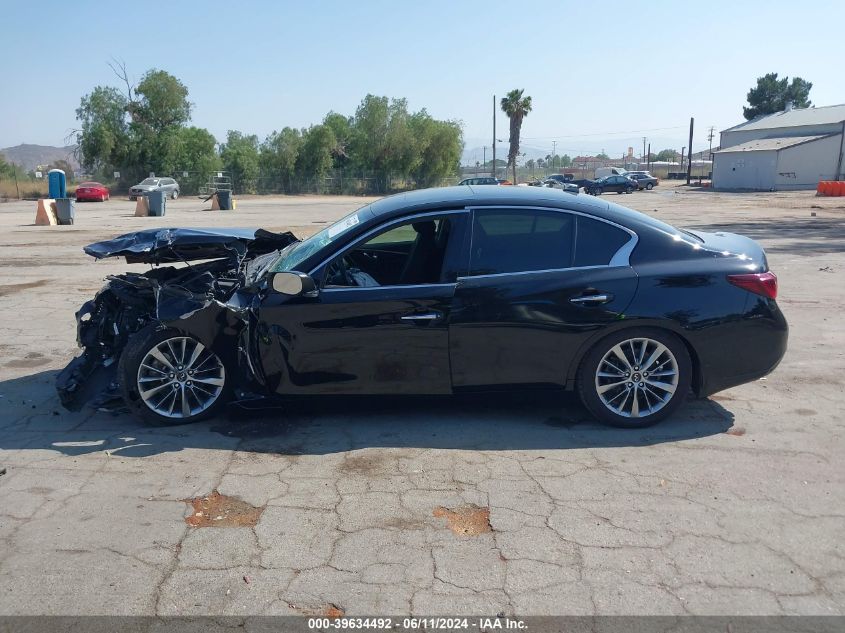 2018 Infiniti Q50 3.0T Luxe VIN: JN1EV7AP1JM359091 Lot: 39634492