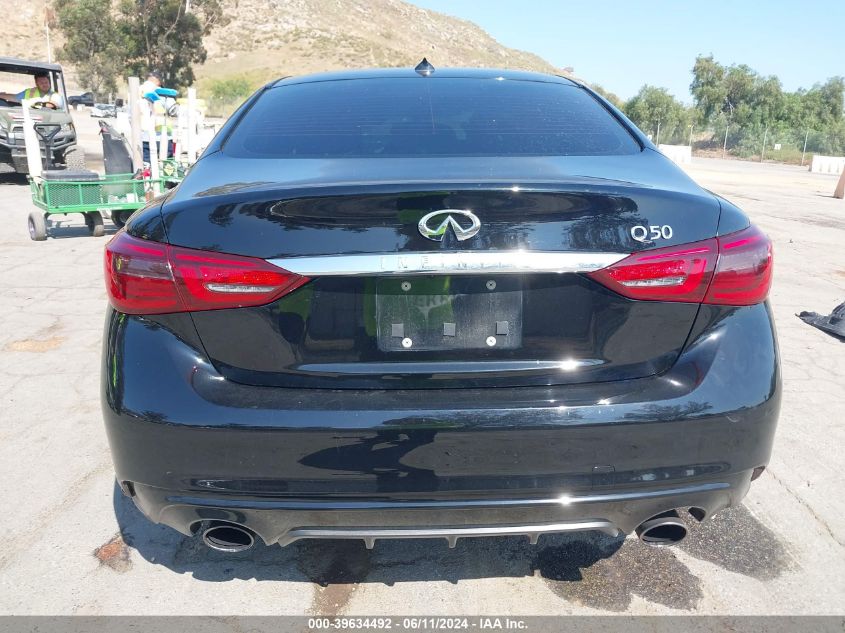 2018 Infiniti Q50 3.0T Luxe VIN: JN1EV7AP1JM359091 Lot: 39634492