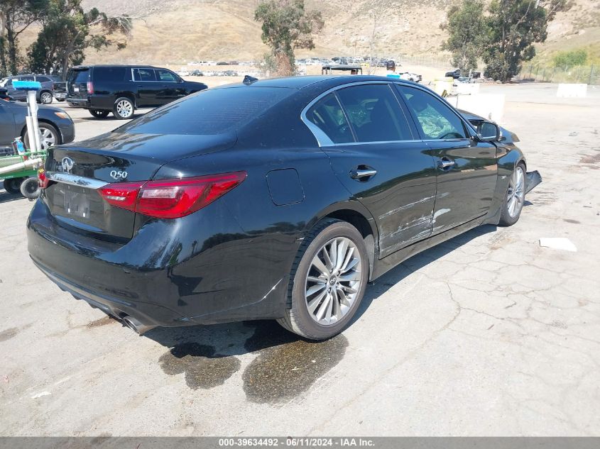 2018 Infiniti Q50 3.0T Luxe VIN: JN1EV7AP1JM359091 Lot: 39634492