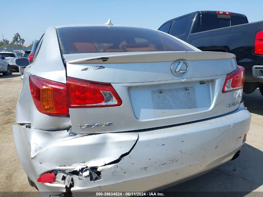 2010 Lexus Is 250 VIN: JTHBF5C21A2095397 Lot: 39634524