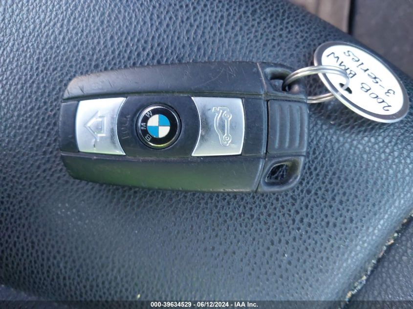 2008 BMW 328I VIN: WBAVC57538NK77670 Lot: 39634529