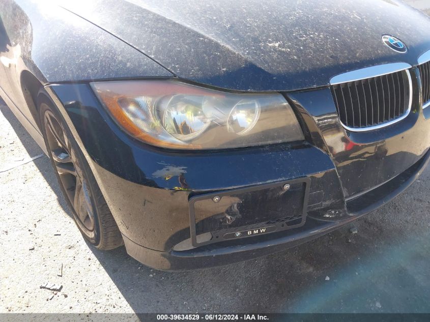 2008 BMW 328I VIN: WBAVC57538NK77670 Lot: 39634529