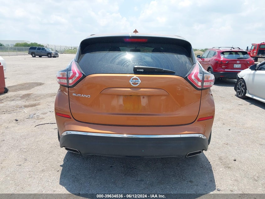 2016 Nissan Murano Platinum/S/Sl/Sv VIN: 5N1AZ2MG2GN122574 Lot: 39634536