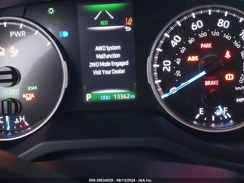 2022 Toyota Rav4 Hybrid Xle Premium VIN: JTMB6RFVXND070300 Lot: 39634539