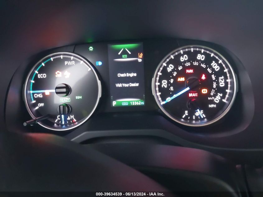 2022 Toyota Rav4 Hybrid Xle Premium VIN: JTMB6RFVXND070300 Lot: 39634539
