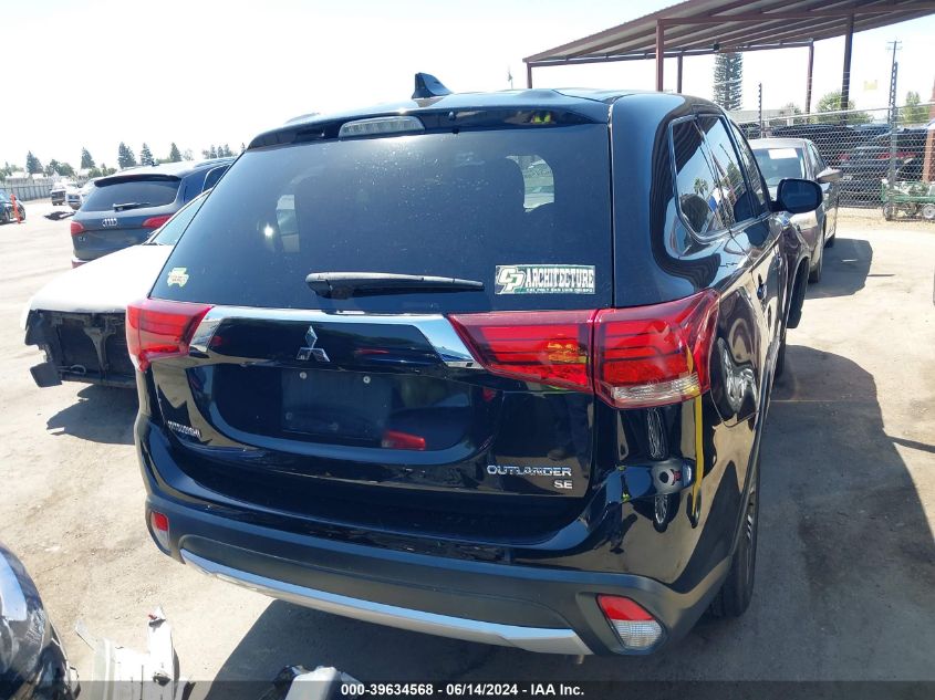 2017 Mitsubishi Outlander Se VIN: JA4AD3A36HZ068226 Lot: 39634568