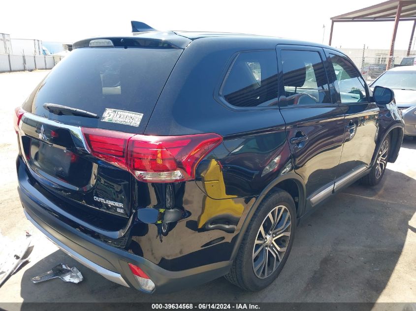 2017 Mitsubishi Outlander Se VIN: JA4AD3A36HZ068226 Lot: 39634568