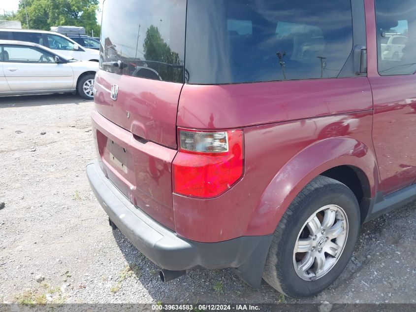 2006 Honda Element Ex-P VIN: 5J6YH28736L022262 Lot: 39634583