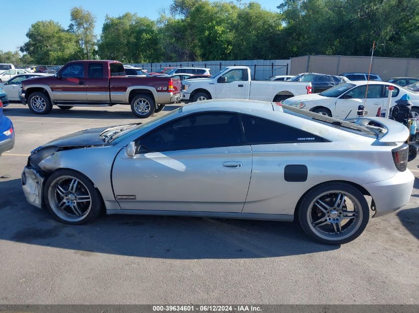 2000 Toyota Celica Gt VIN: JTDDR32T3Y0052296 Lot: 39634601