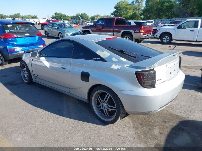 2000 Toyota Celica Gt VIN: JTDDR32T3Y0052296 Lot: 39634601