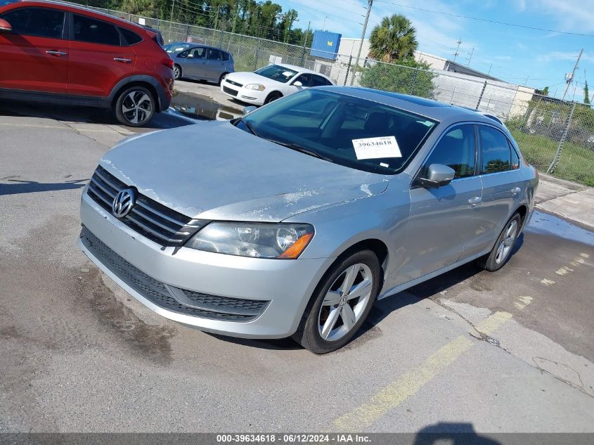 2013 Volkswagen Passat 2.5L Se VIN: 1VWBH7A35DC062272 Lot: 39634618