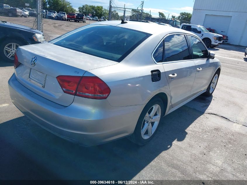 2013 Volkswagen Passat 2.5L Se VIN: 1VWBH7A35DC062272 Lot: 39634618