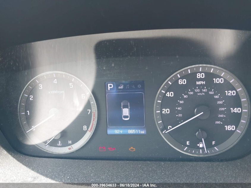 2015 Hyundai Sonata Se VIN: 5NPE24AF4FH216018 Lot: 39634633