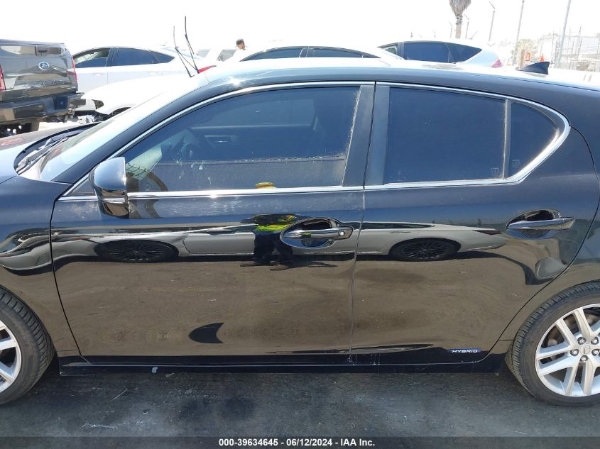 2014 Lexus Ct 200H VIN: JTHKD5BHXE2184371 Lot: 39634645