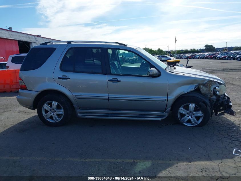 4JGAB57E95A560173 2005 Mercedes-Benz Ml 350 4Matic