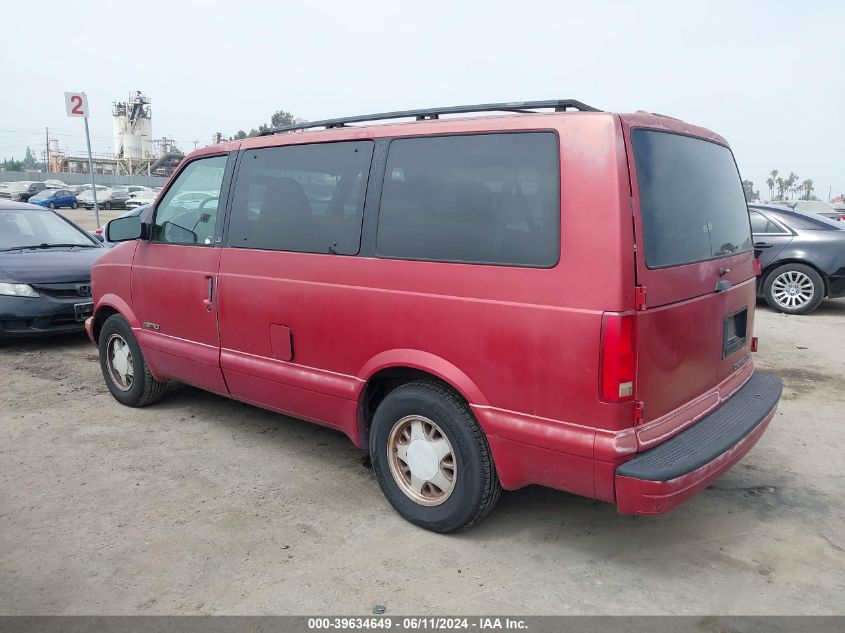 1997 Chevrolet Astro VIN: 1GNDM19W8VB226504 Lot: 39634649