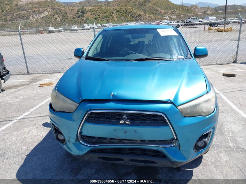 2013 Mitsubishi Outlander Sport Se VIN: 4A4AP4AUXDE009718 Lot: 39634656