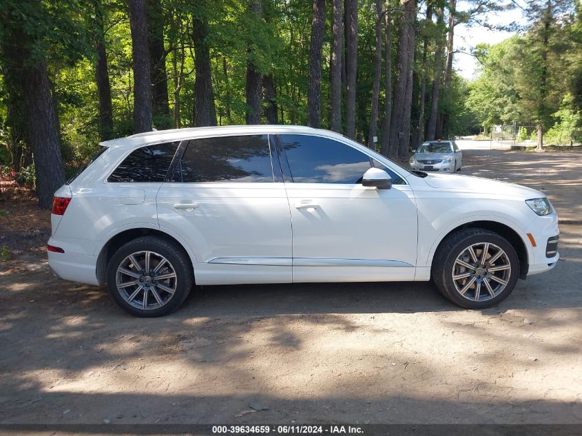 2017 Audi Q7 3.0T Premium VIN: WA1LAAF73HD034369 Lot: 39634659