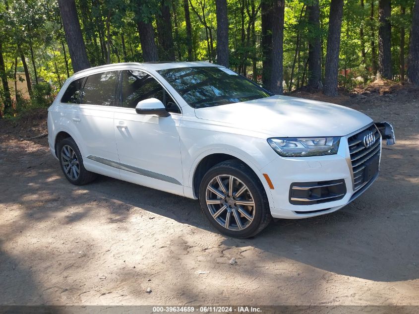 2017 Audi Q7 3.0T Premium VIN: WA1LAAF73HD034369 Lot: 39634659