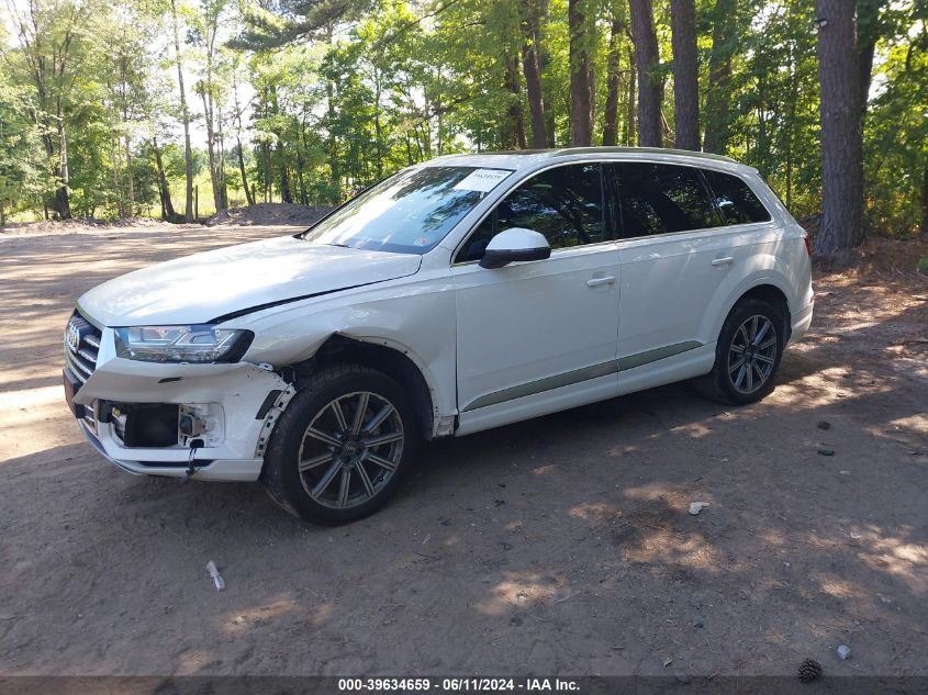 2017 Audi Q7 3.0T Premium VIN: WA1LAAF73HD034369 Lot: 39634659