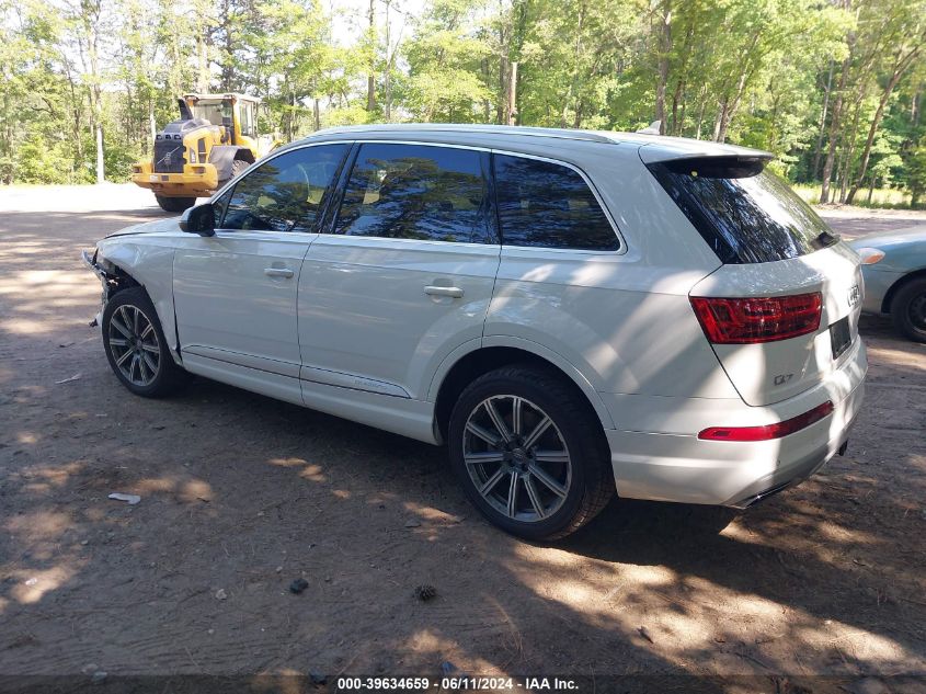 2017 Audi Q7 3.0T Premium VIN: WA1LAAF73HD034369 Lot: 39634659