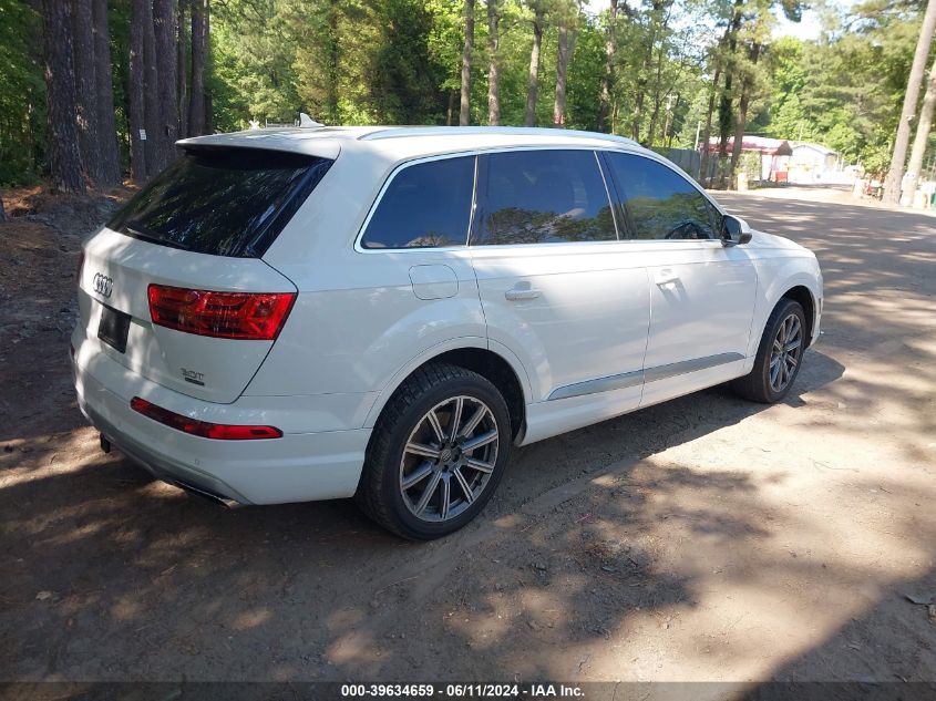 2017 Audi Q7 3.0T Premium VIN: WA1LAAF73HD034369 Lot: 39634659