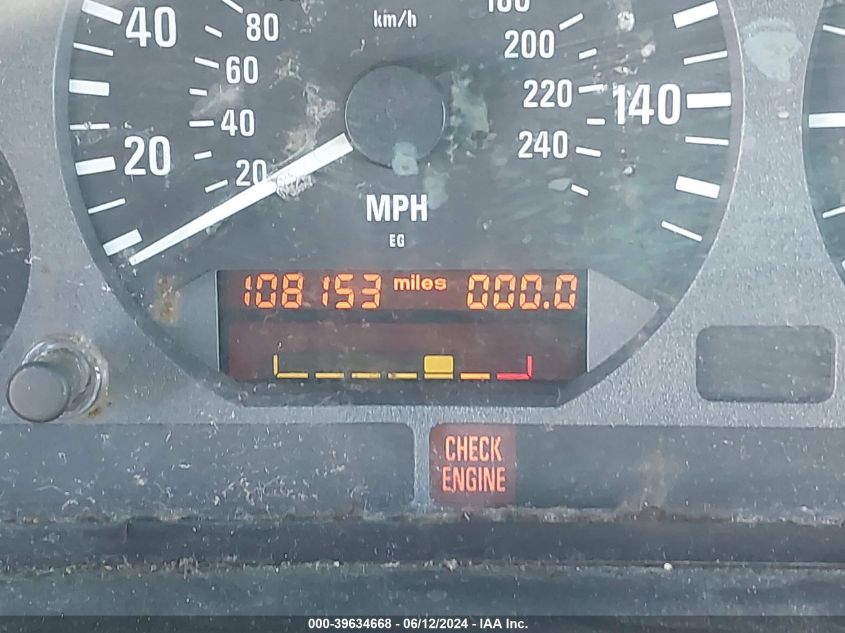 1996 BMW 318 Ti VIN: WBACG7320TAS96843 Lot: 39634668