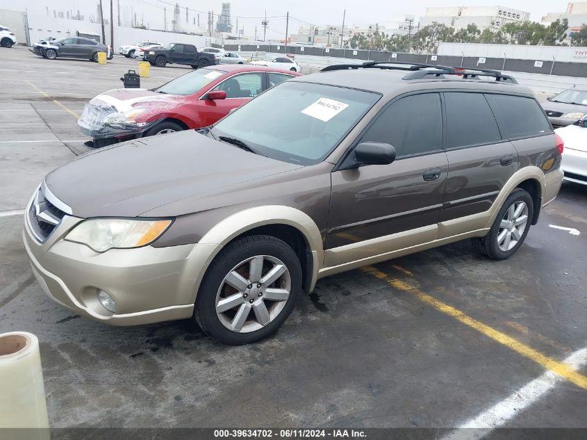 2008 Subaru Outback 2.5I/2.5I L.l. Bean Edition VIN: 4S4BP61C087351585 Lot: 39634702