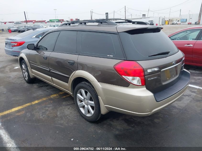 2008 Subaru Outback 2.5I/2.5I L.l. Bean Edition VIN: 4S4BP61C087351585 Lot: 39634702