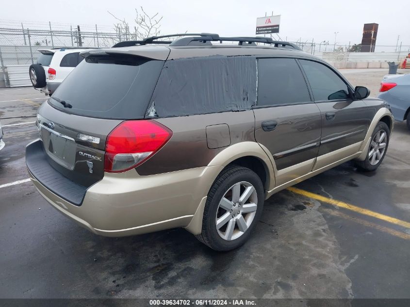 2008 Subaru Outback 2.5I/2.5I L.l. Bean Edition VIN: 4S4BP61C087351585 Lot: 39634702