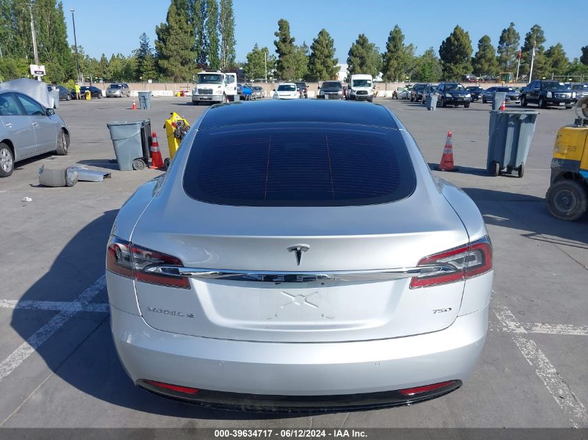 2018 Tesla Model S 100D/75D/P100D VIN: 5YJSA1E24JF281941 Lot: 39634717