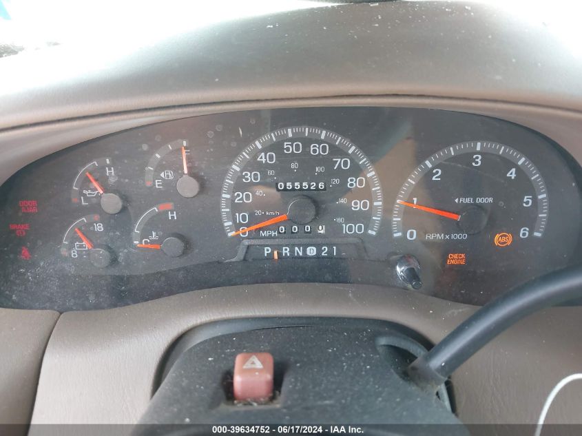 1998 Ford F-150 Lariat/Standard/Xl/Xlt VIN: 1FTZX1764WNA16605 Lot: 39634752